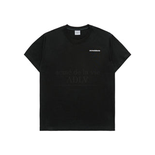 BOLD FONT LOGO SHORT SLEEVE T-SHIRT (OVERSEAS EXCLUSIVE) BLACK