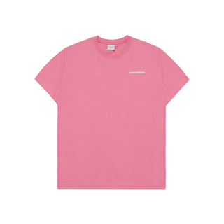 BOLD FONT LOGO SHORT SLEEVE T-SHIRT (OVERSEAS EXCLUSIVE) PINK