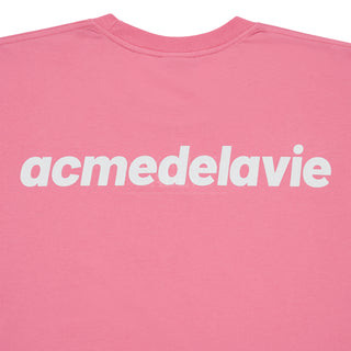 BOLD FONT LOGO SHORT SLEEVE T-SHIRT (OVERSEAS EXCLUSIVE) PINK