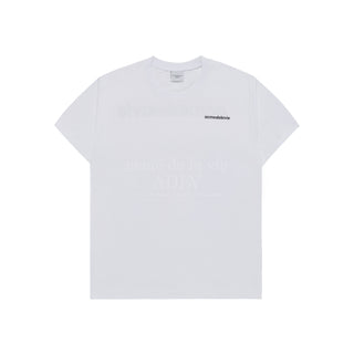 BOLD FONT LOGO SHORT SLEEVE T-SHIRT (OVERSEAS EXCLUSIVE) WHITE