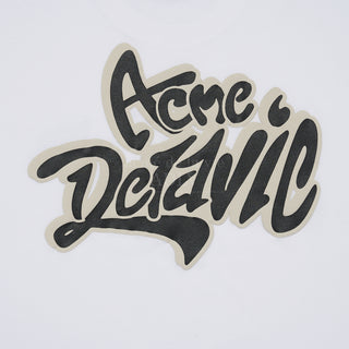 GRAFFITI FONT LOGO SHORT SLEEVE T-SHIRT (OVERSEAS EXCLUSIVE) WHITE