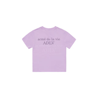 KIDS BASIC LOGO SHORT SLEEVE T-SHIRT LIGHT PURPLE