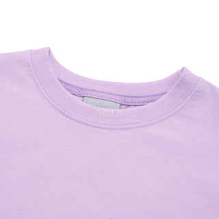 KIDS BASIC LOGO SHORT SLEEVE T-SHIRT LIGHT PURPLE