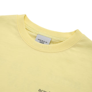 KIDS BASIC LOGO SHORT SLEEVE T-SHIRT LIGHT YELLOW