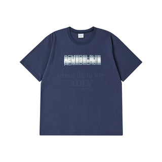 SHAKE LOGO SHORT SLEEVE T-SHIRT NAVY