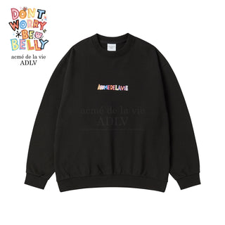 BELLY COLLAGE LOGO SWEATSHIRT BLACK