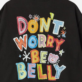 BELLY COLLAGE LOGO SWEATSHIRT BLACK