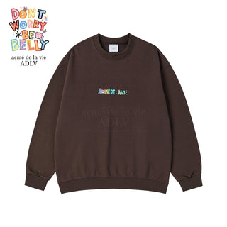 BELLY COLLAGE LOGO SWEATSHIRT BROWN