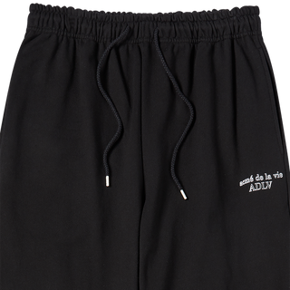 BORDER LINE LONG PANTS BLACK