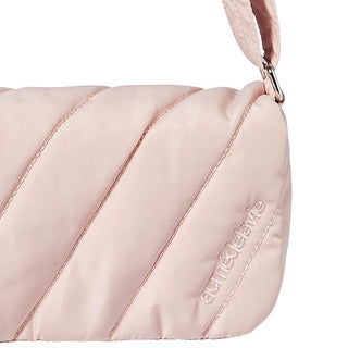 DIAGONAL PADDED CROSS BAG LIGHT PINK
