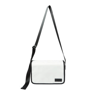 WAPPEN POINT TARPULIN SQUARE BAG WHITE