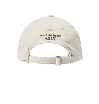 AC BEAR CORDUROY POINT BALL CAP BEIGE