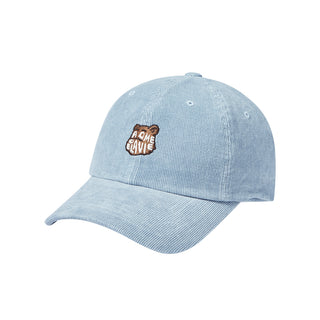 AC BEAR CORDUROY POINT BALL CAP SKY BLUE