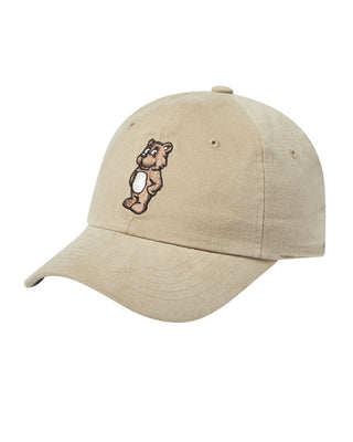BEAR CHARACTER BALL CAP BEIGE