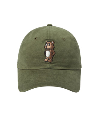 BEAR CHARACTER BALL CAP KHAKI
