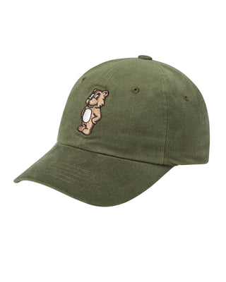BEAR CHARACTER BALL CAP KHAKI