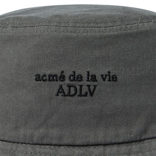 BASIC LOGO BUCKET HAT CHARCOAL