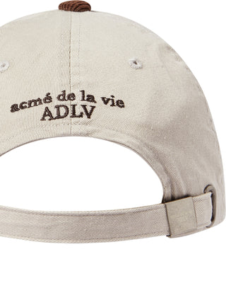 CORDUROY COLOR SCHEME BALL CAP BROWN