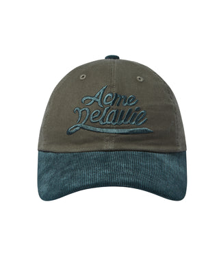 CORDUROY COLOR SCHEME BALL CAP GREEN