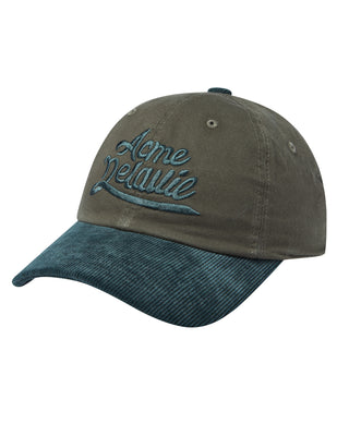 CORDUROY COLOR SCHEME BALL CAP GREEN