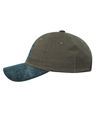 CORDUROY COLOR SCHEME BALL CAP GREEN