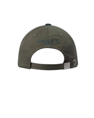 CORDUROY COLOR SCHEME BALL CAP GREEN