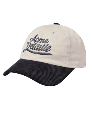 CORDUROY COLOR SCHEME BALL CAP NAVY