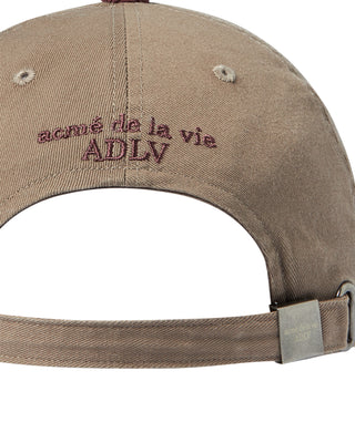 CORDUROY COLOR SCHEME BALL CAP RED