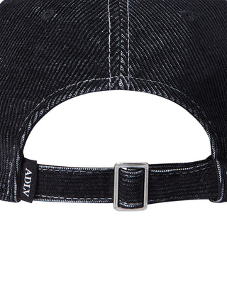CORDUROY STITCH POINT BALL CAP BLACK