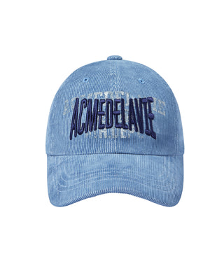 CORDUROY STITCH POINT BALL CAP BLUE