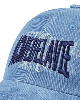 CORDUROY STITCH POINT BALL CAP BLUE