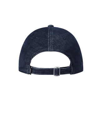 CORDUROY STITCH POINT BALL CAP NAVY