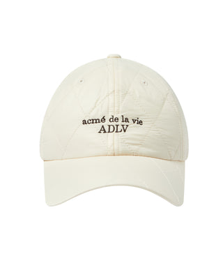 DIA QUILTED BALL CAP BEIGE