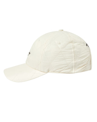DIA QUILTED BALL CAP BEIGE