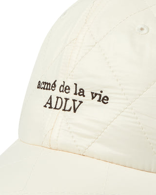 DIA QUILTED BALL CAP BEIGE