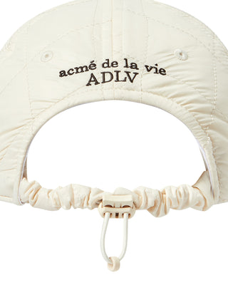 DIA QUILTED BALL CAP BEIGE