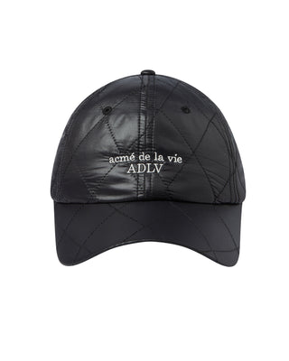 DIA QUILTED BALL CAP BLACK