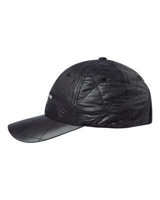 DIA QUILTED BALL CAP BLACK