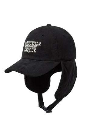 EARMUFFS PATCH BALL CAP BLACK