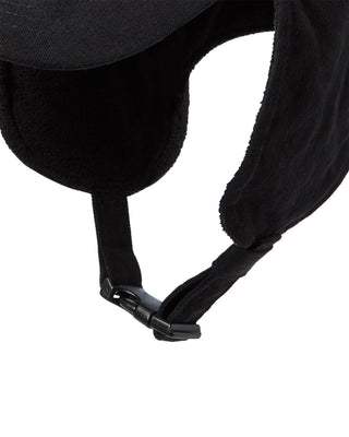 EARMUFFS PATCH BALL CAP BLACK
