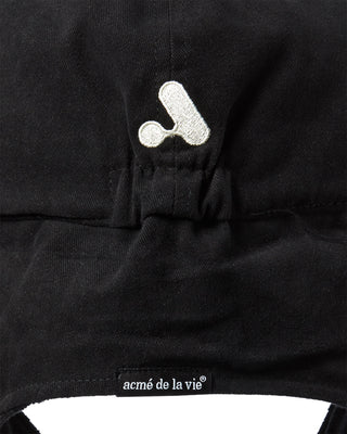 EARMUFFS PATCH BALL CAP BLACK