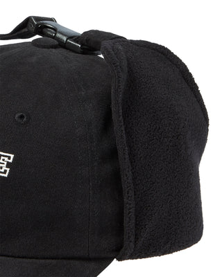 EARMUFFS PATCH BALL CAP BLACK