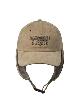 EARMUFFS PATCH BALL CAP BROWN