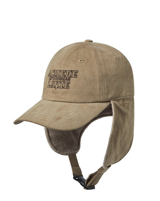 EARMUFFS PATCH BALL CAP BROWN