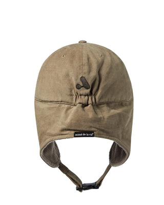 EARMUFFS PATCH BALL CAP BROWN