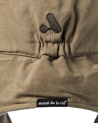 EARMUFFS PATCH BALL CAP BROWN