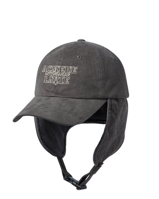 EARMUFFS PATCH BALL CAP CHARCOAL