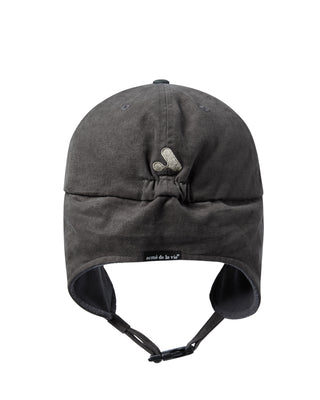 EARMUFFS PATCH BALL CAP CHARCOAL