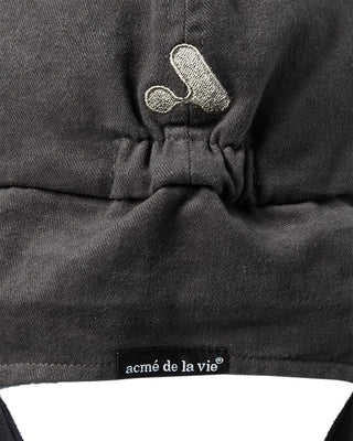 EARMUFFS PATCH BALL CAP CHARCOAL