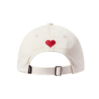 LOVE ADLV COTTON BALL CAP BEIGE